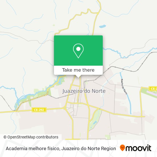 Mapa Academia melhore físico