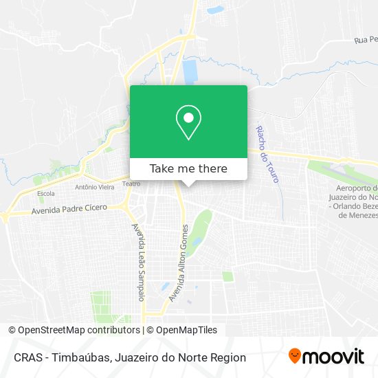 Mapa CRAS - Timbaúbas