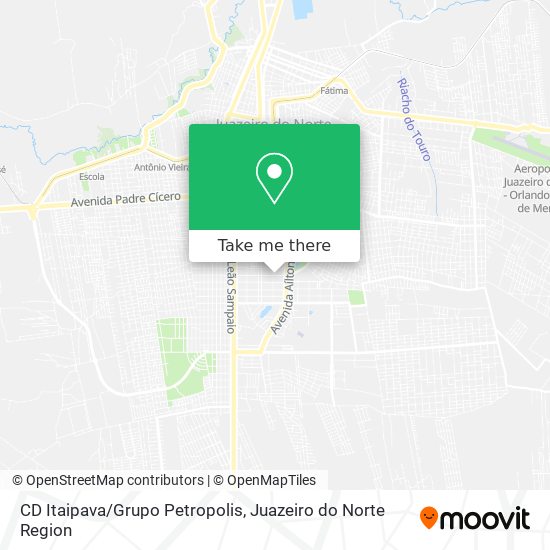 Mapa CD Itaipava/Grupo Petropolis
