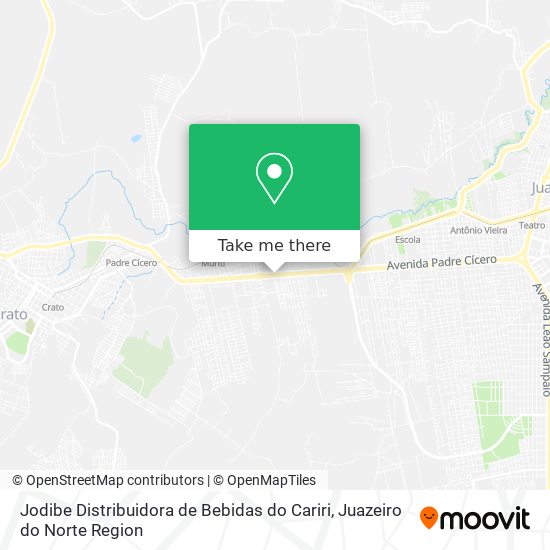 Jodibe Distribuidora de Bebidas do Cariri map