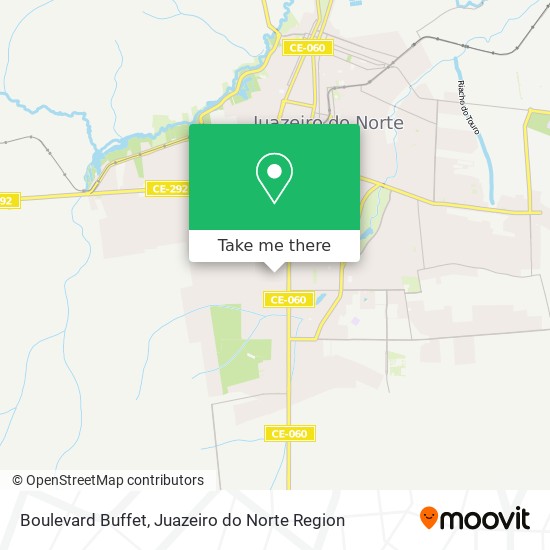 Boulevard Buffet map