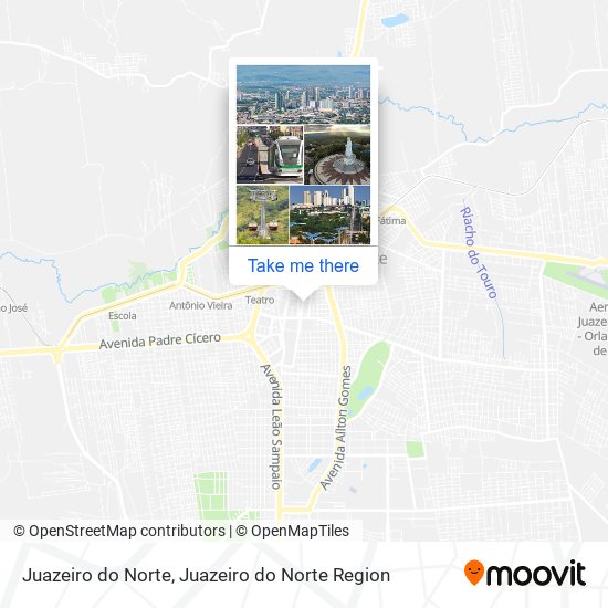 Juazeiro do Norte map