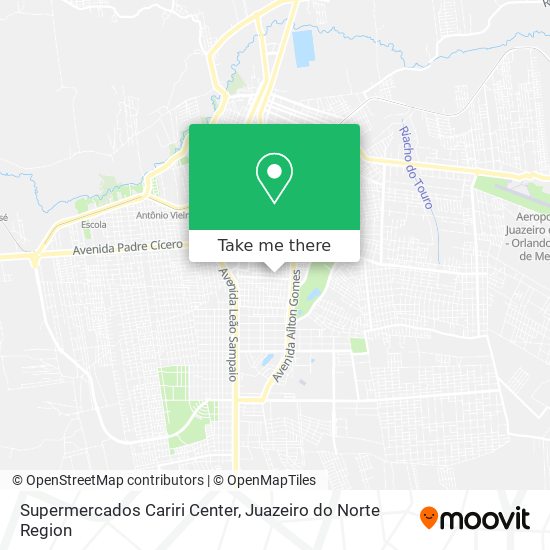 Supermercados Cariri Center map