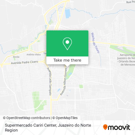 Supermercado Cariri Center map