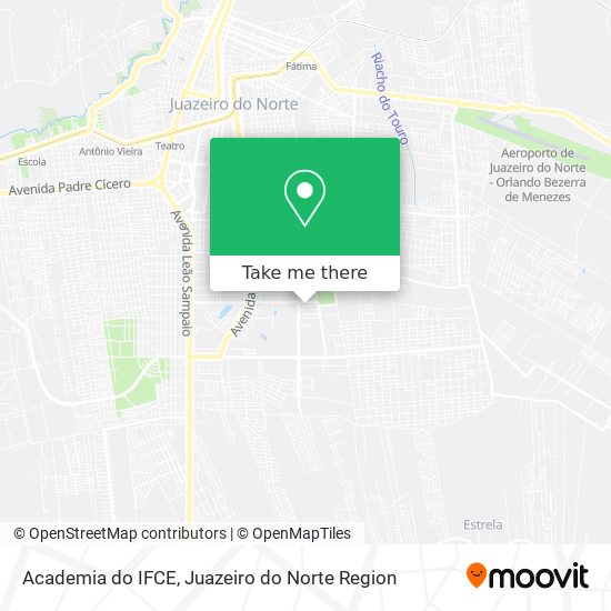 Mapa Academia do IFCE