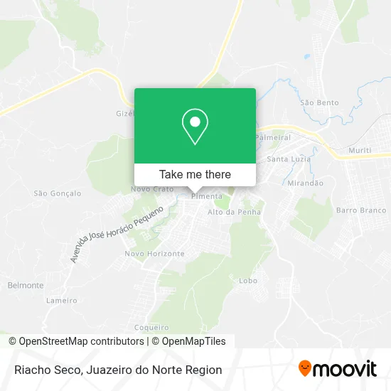 Riacho Seco map