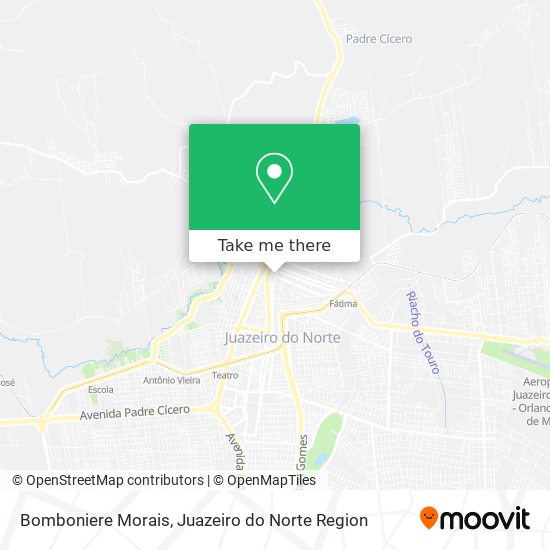 Bomboniere Morais map