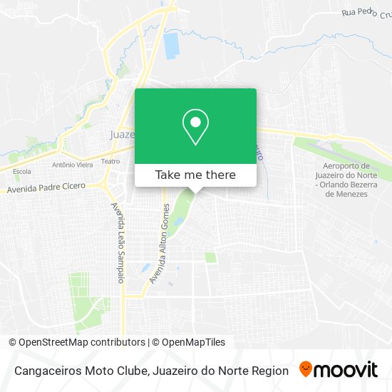 Mapa Cangaceiros Moto Clube
