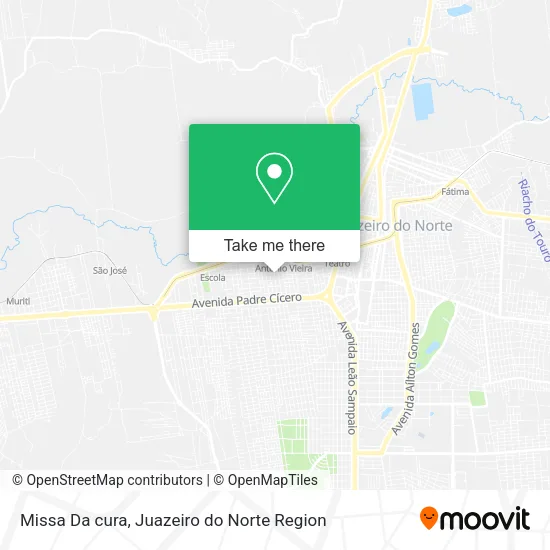 Missa Da cura map
