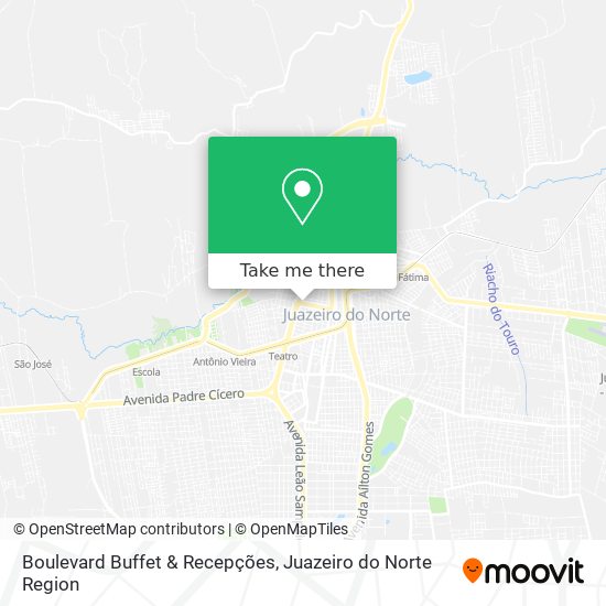 Mapa Boulevard Buffet & Recepções
