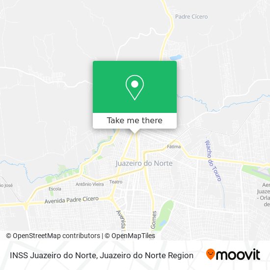 INSS Juazeiro do Norte map