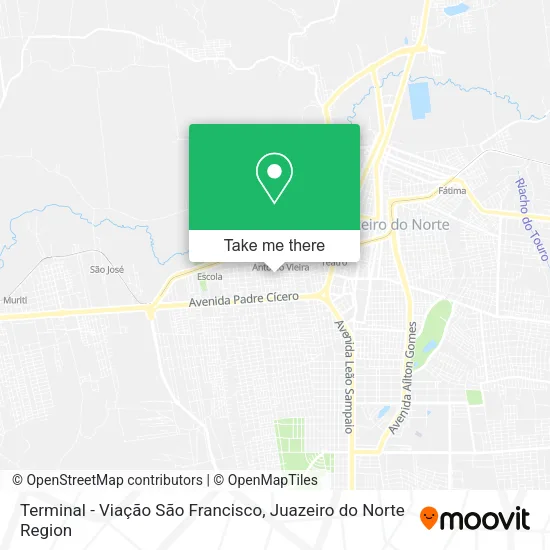 Mapa Terminal - Viação São Francisco