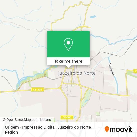Origem - Impressão Digital map