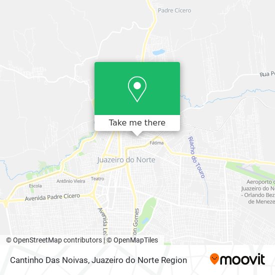 Cantinho Das Noivas map