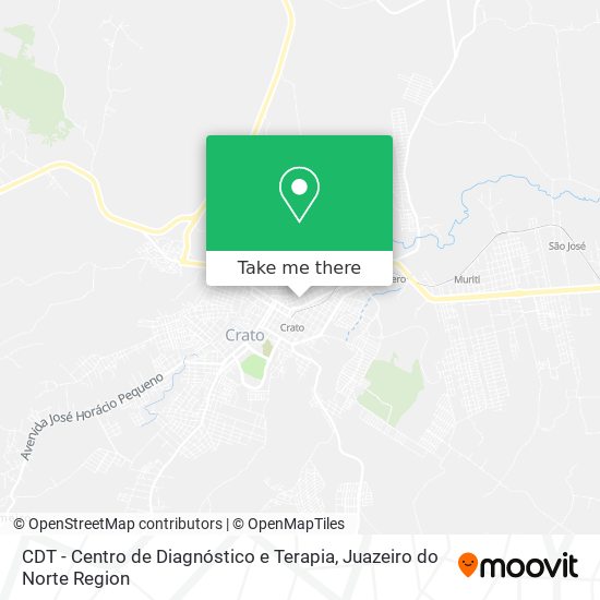 CDT - Centro de Diagnóstico e Terapia map