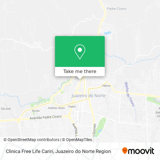 Clinica Free Life Cariri map