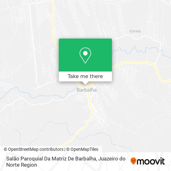 Salão Paroquial Da Matriz De Barbalha map