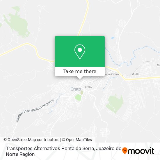 Mapa Transportes Alternativos Ponta da Serra