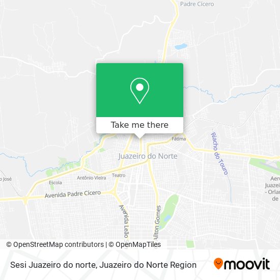 Sesi Juazeiro do norte map