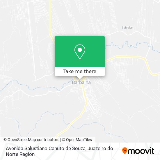 Mapa Avenida Salustiano Canuto de Souza
