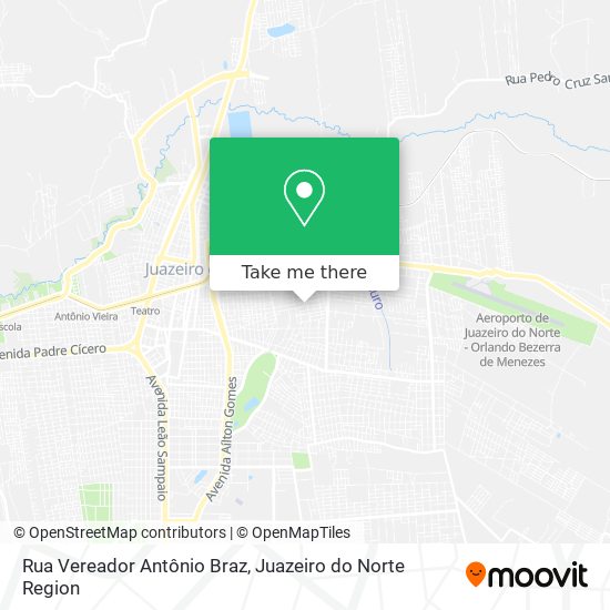 Rua Vereador Antônio Braz map