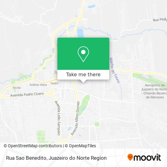 Mapa Rua Sao Benedito