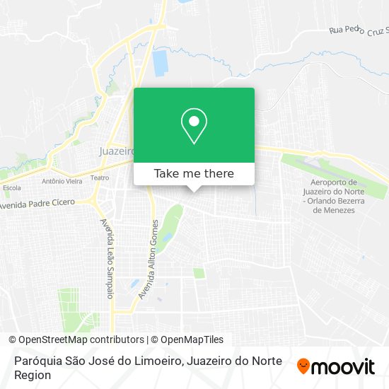 Mapa Paróquia São José do Limoeiro