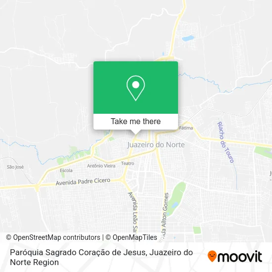 Paróquia Sagrado Coração de Jesus map
