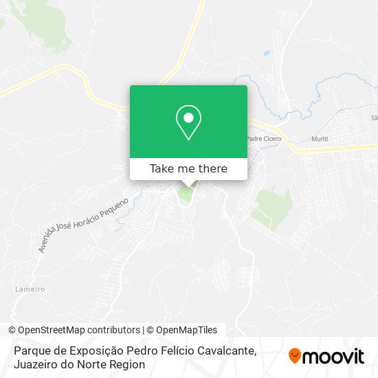 Mapa Parque de Exposição Pedro Felício Cavalcante