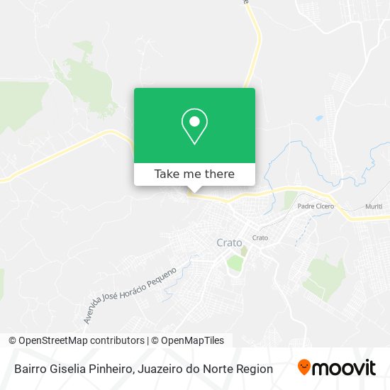 Mapa Bairro Giselia Pinheiro