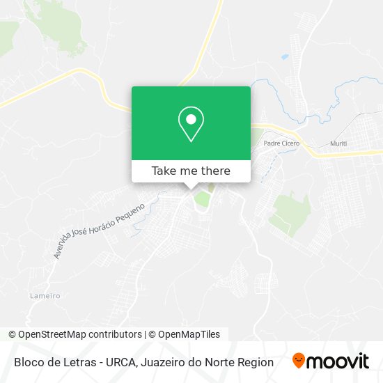 Mapa Bloco de Letras - URCA