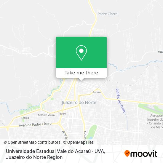 Mapa Universidade Estadual Vale do Acaraú - UVA
