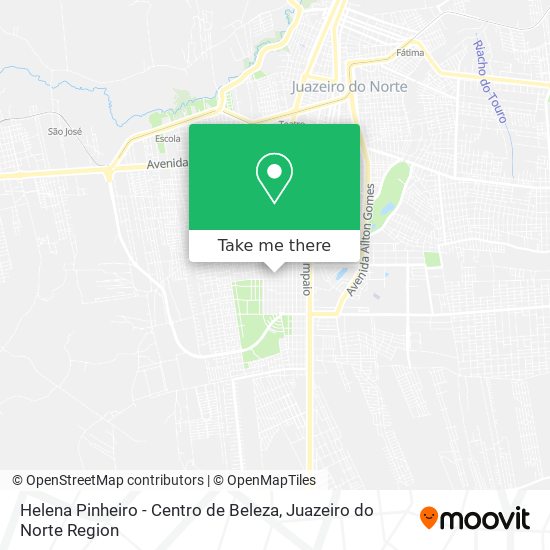 Mapa Helena Pinheiro - Centro de Beleza