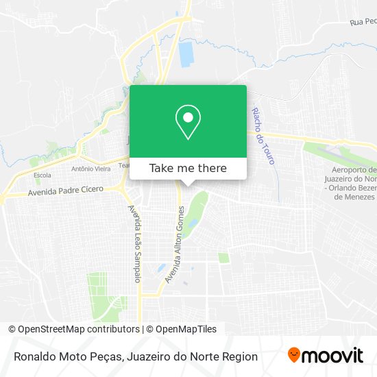 Ronaldo Moto Peças map