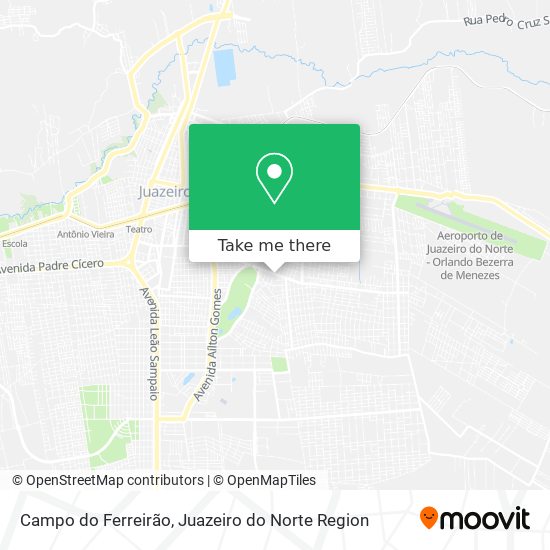 Mapa Campo do Ferreirão