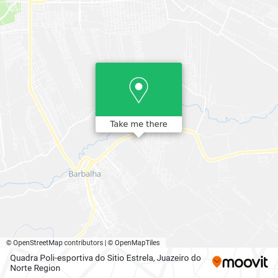 Quadra Poli-esportiva do Sitio Estrela map