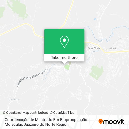 Coordenação de Mestrado Em Bioprospecção Molecular map