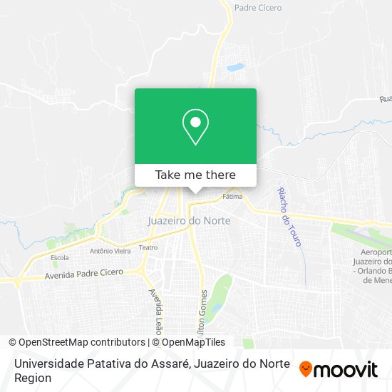 Mapa Universidade Patativa do Assaré