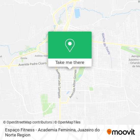 Mapa Espaço Fitness - Academia Feminina