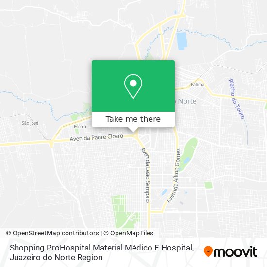 Mapa Shopping ProHospital Material Médico E Hospital