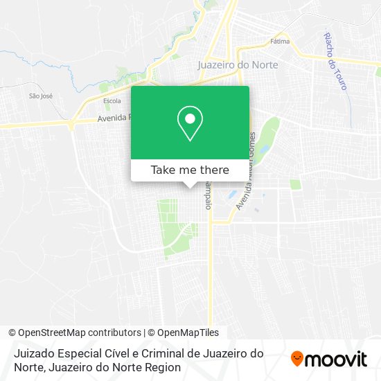 Juizado Especial Cível e Criminal de Juazeiro do Norte map