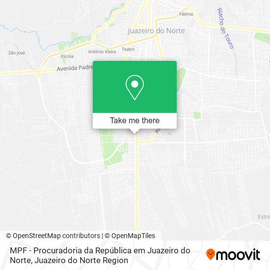 MPF - Procuradoria da República em Juazeiro do Norte map