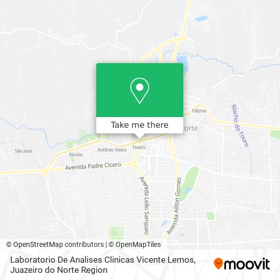 Laboratorio De Analises Clinicas Vicente Lemos map