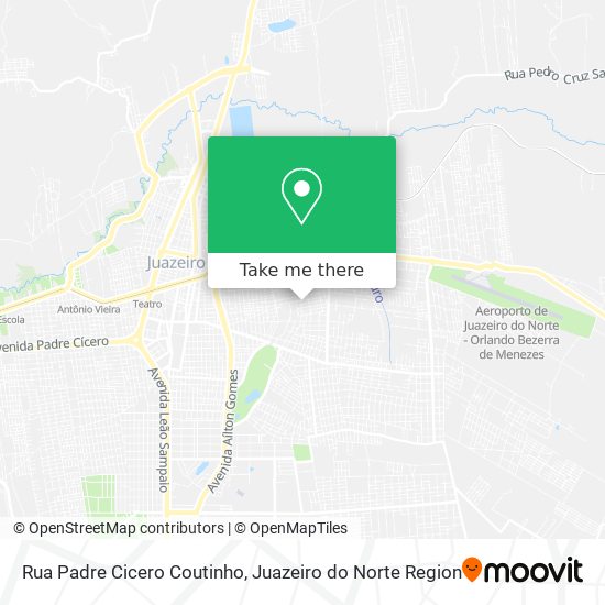 Rua Padre Cicero Coutinho map