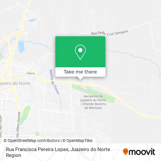 Mapa Rua Francisca Pereira Lopes