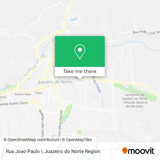 Rua Joao Paulo I map