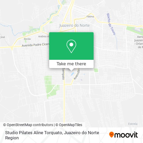 Mapa Studio Pilates Aline Torquato