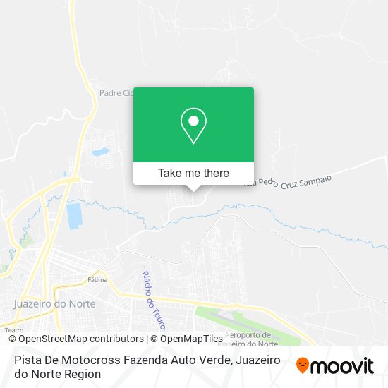 Pista De Motocross Fazenda Auto Verde map