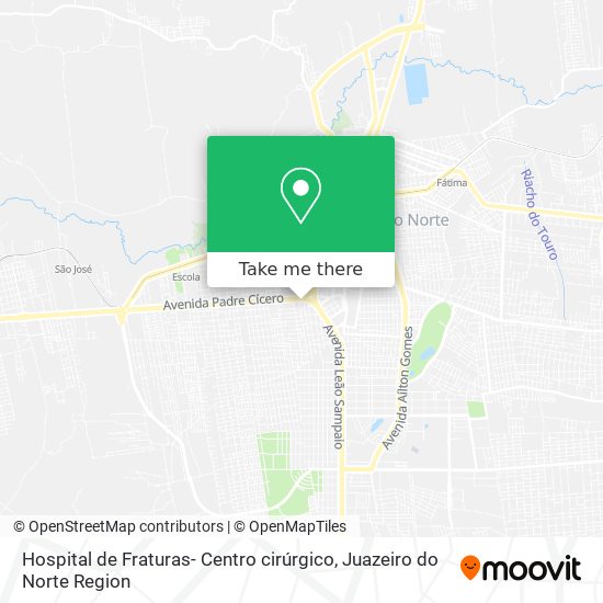 Mapa Hospital de Fraturas- Centro cirúrgico