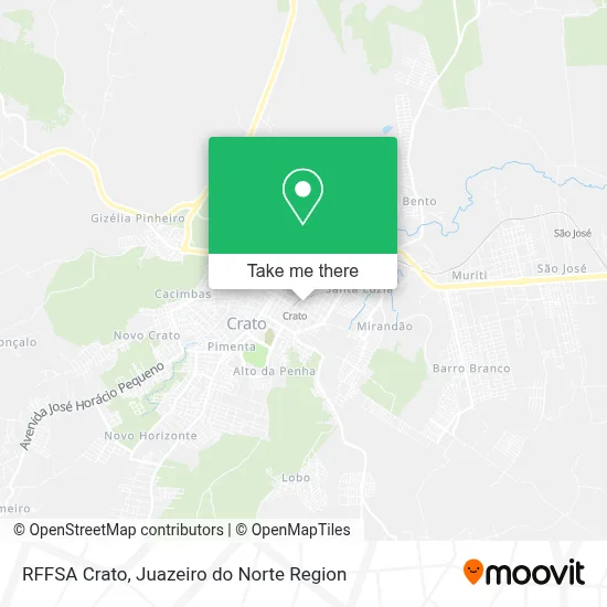 RFFSA Crato map
